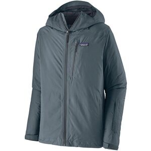 Patagonia Men's Powder Town Insulated Ski Jacket in Grey, size L